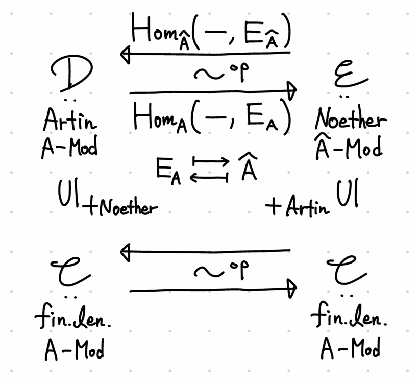 Matlis Duality の図解